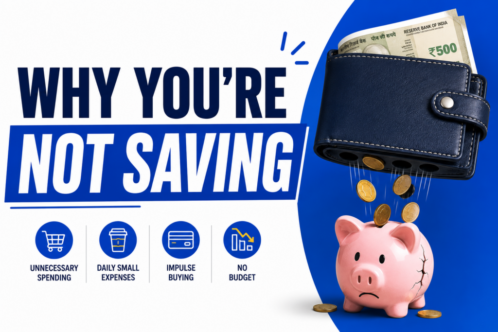 Personal finance featured image showing common money-saving mistakes and budgeting habits.