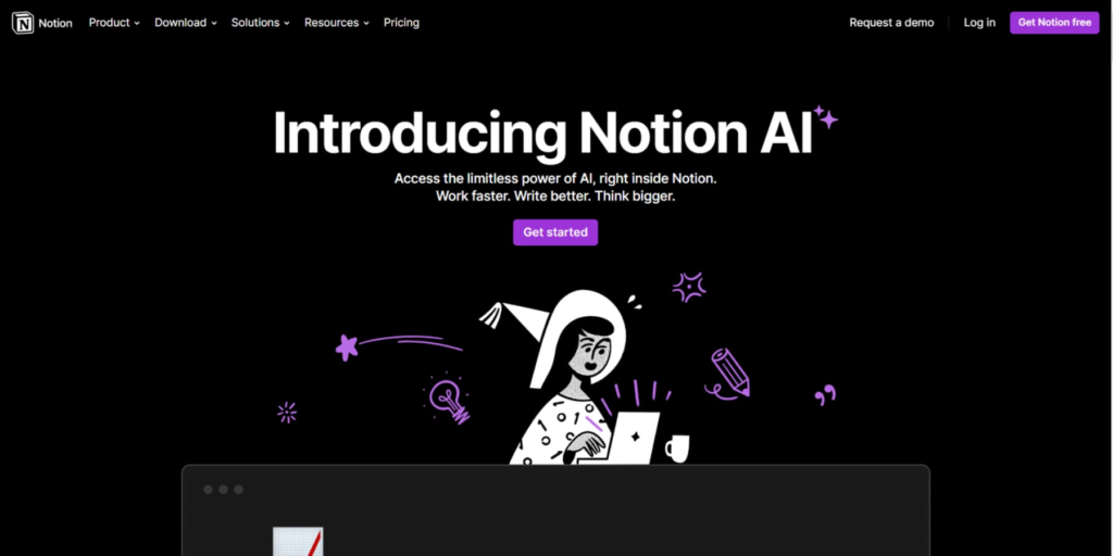 Notion AI workspace showing AI-powered note-taking, task management, and study organization features for students in 2026.