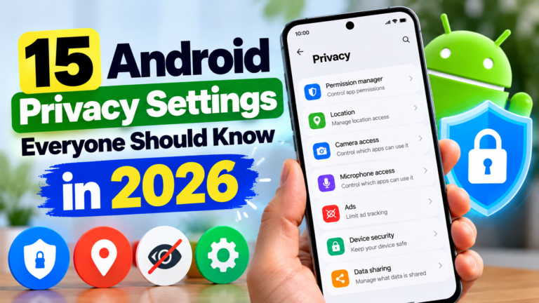 15 Android privacy settings everyone should know in 2026